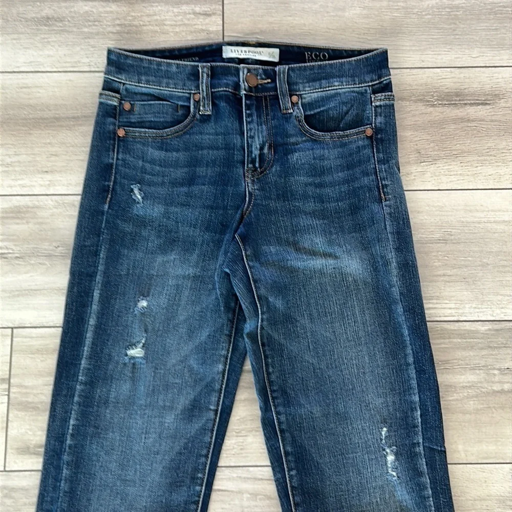 Liverpool girlfriend fit jeans size 0